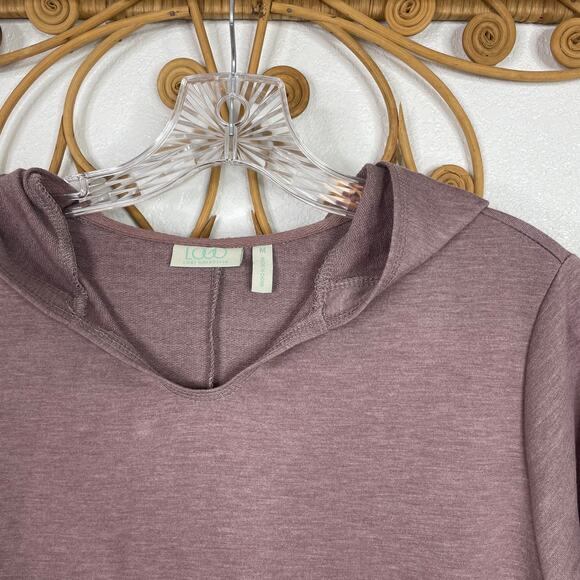 LOGO draped Hooded tunic w/ front pockets nwt M - Picture 4 of 8